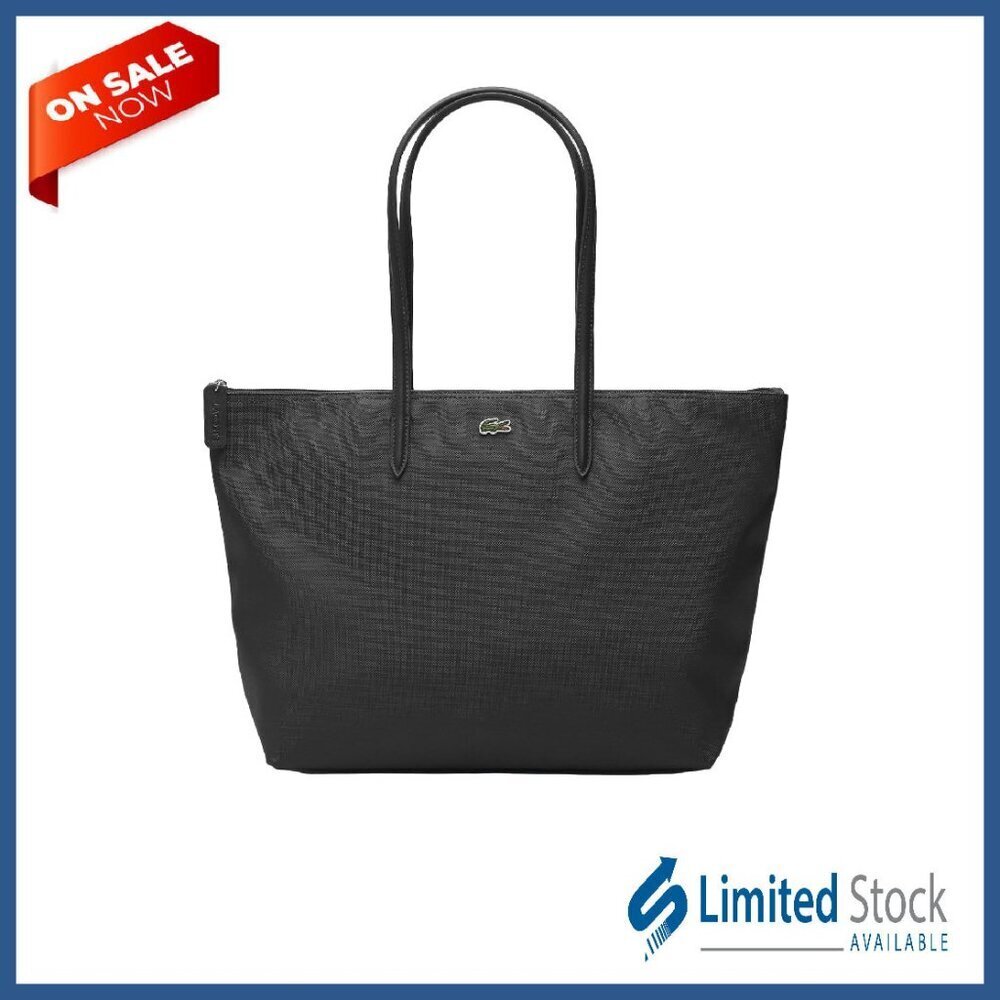 Large Recycled PVC Tote with Laptop Compartment, Ergonomic Crossbody Bag